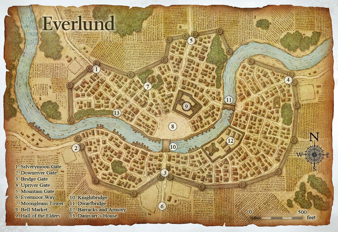 5k Map of Staldorn: land of the vikings, (and neighbouring