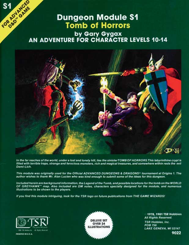 Tales from the Yawning Portal: Tomb of Horrors - 5etools